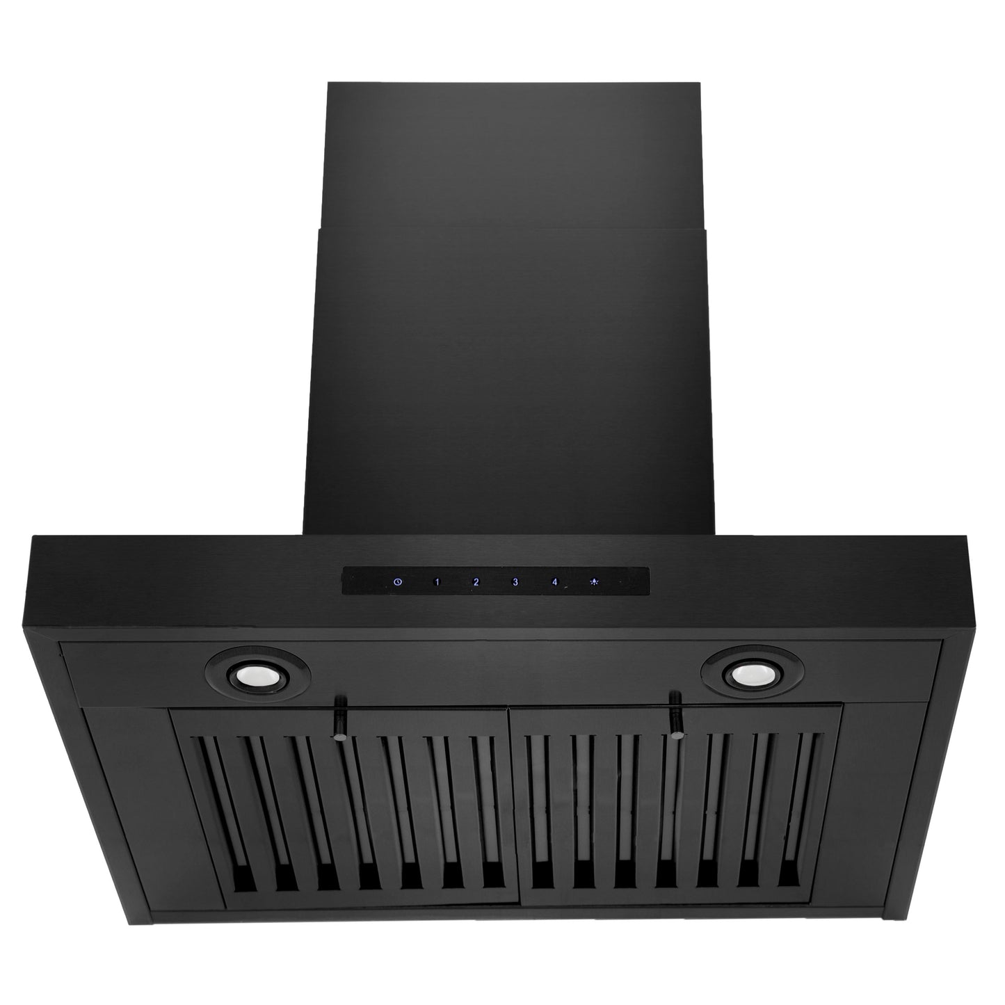 ZLINE 24" Black Stainless Steel Convertible Vent Wall Mount Range Hood