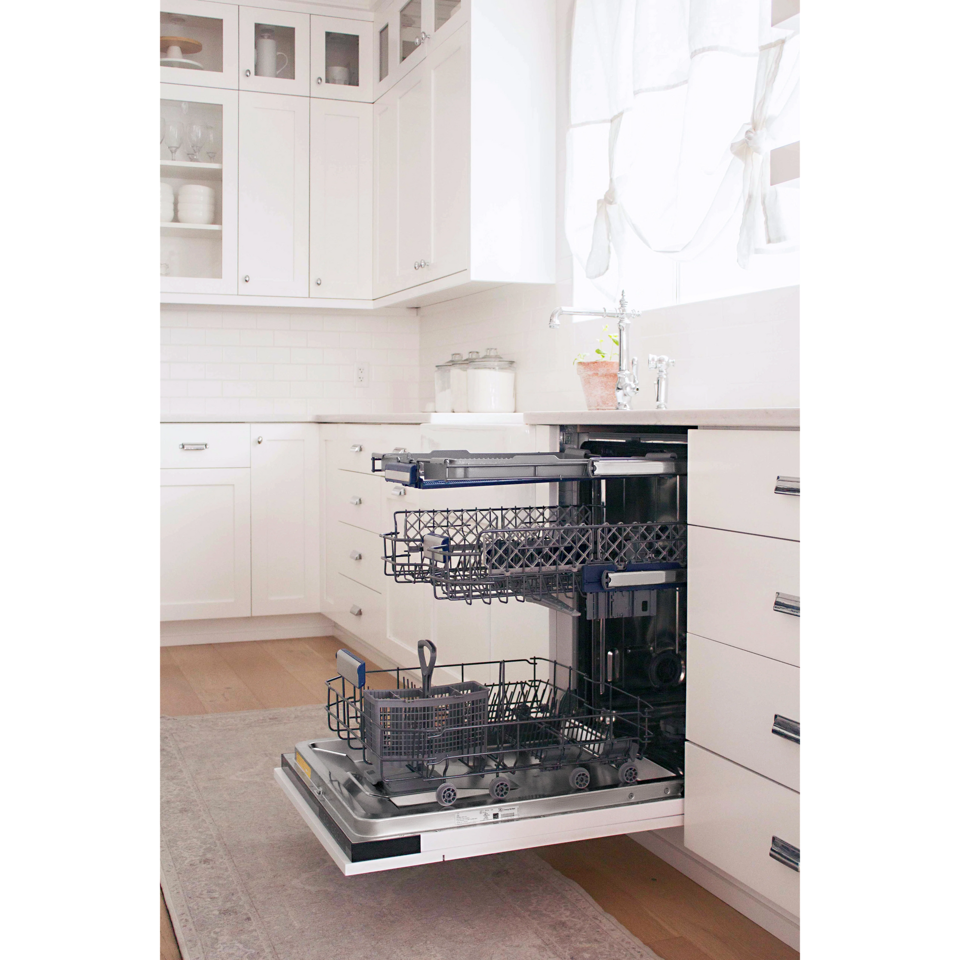 ZLINE 24" Tallac Custom Panel Ready Top Control Dishwasher With Stainless Steel Tub and 3rd Rack