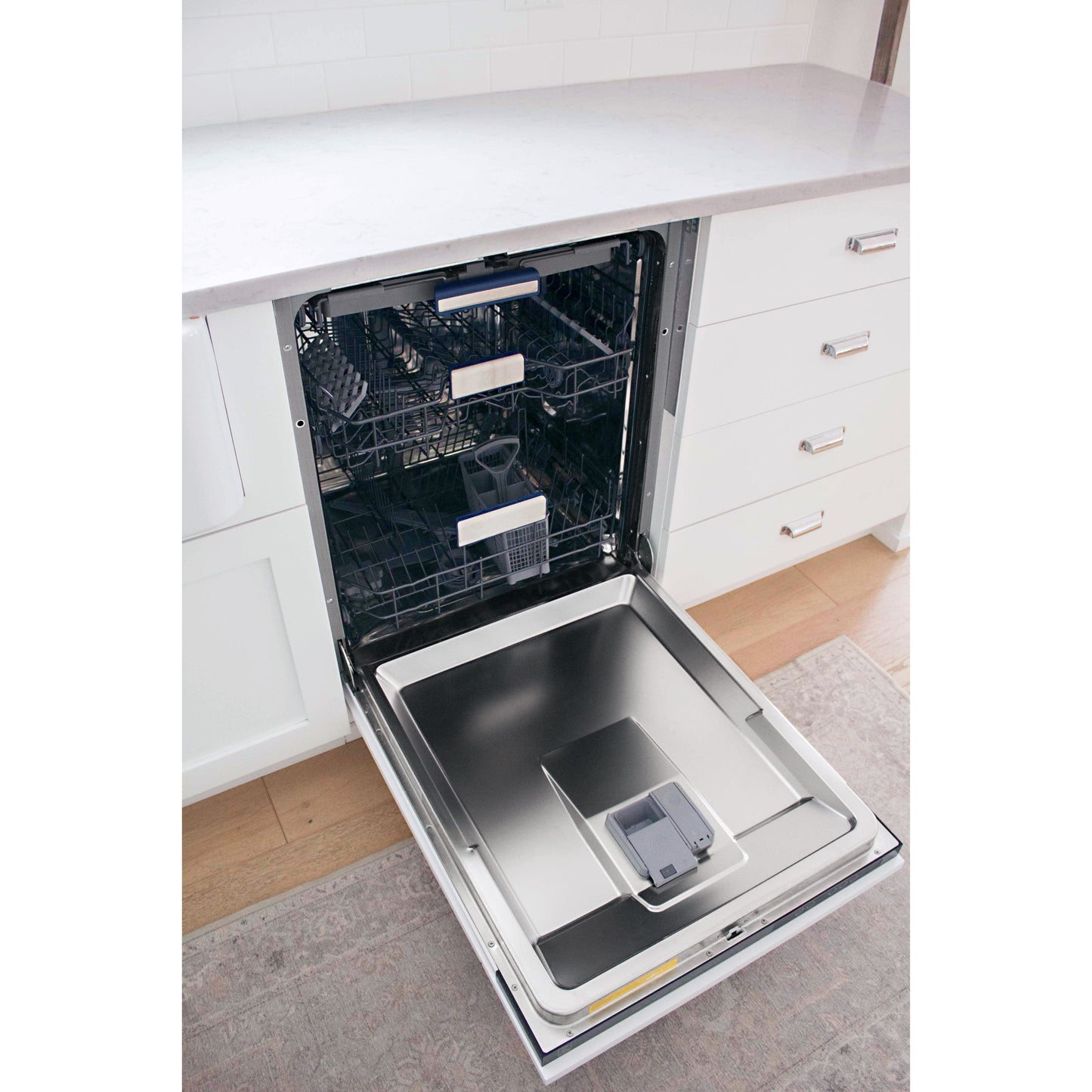 ZLINE 24" Tallac Custom Panel Ready Top Control Dishwasher With Stainless Steel Tub and 3rd Rack