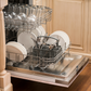 ZLINE 24" Unfinished Wood Top Control Dishwasher With Stainless Steel Tub and Traditional Style Handle