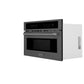 ZLINE 30" 1.6 cu ft. Black Stainless Steel Built-in Convection Microwave Oven With Speed and Sensor Cooking