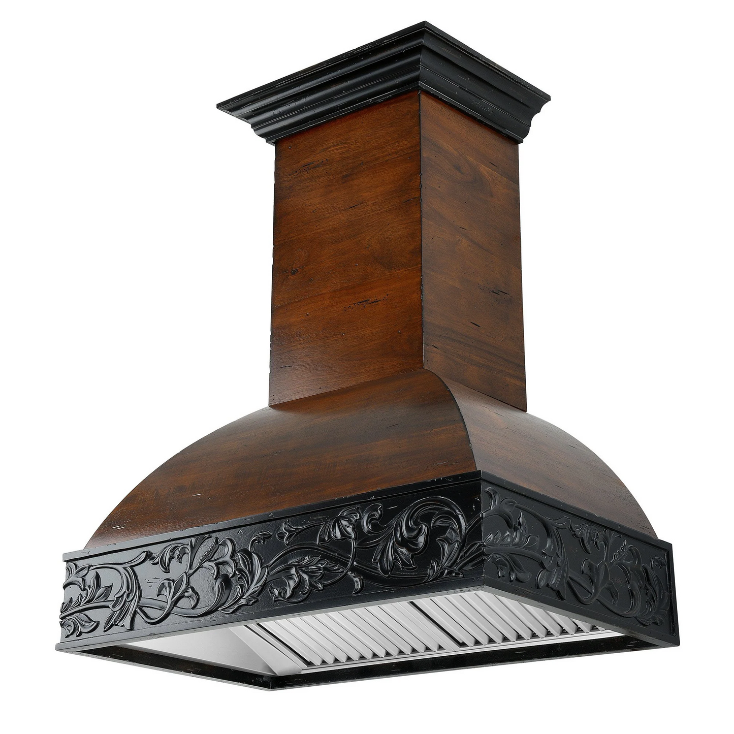 ZLINE 30" Antigua and Walnut Wooden Wall Mount Range Hood With Remote Motor