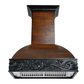 ZLINE 30" Antigua and Walnut Wooden Wall Mount Range Hood With Remote Motor