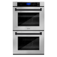 ZLINE 30" Autograph Edition Double Wall Oven with Self Clean and True Convection in Stainless Steel and Matte Black