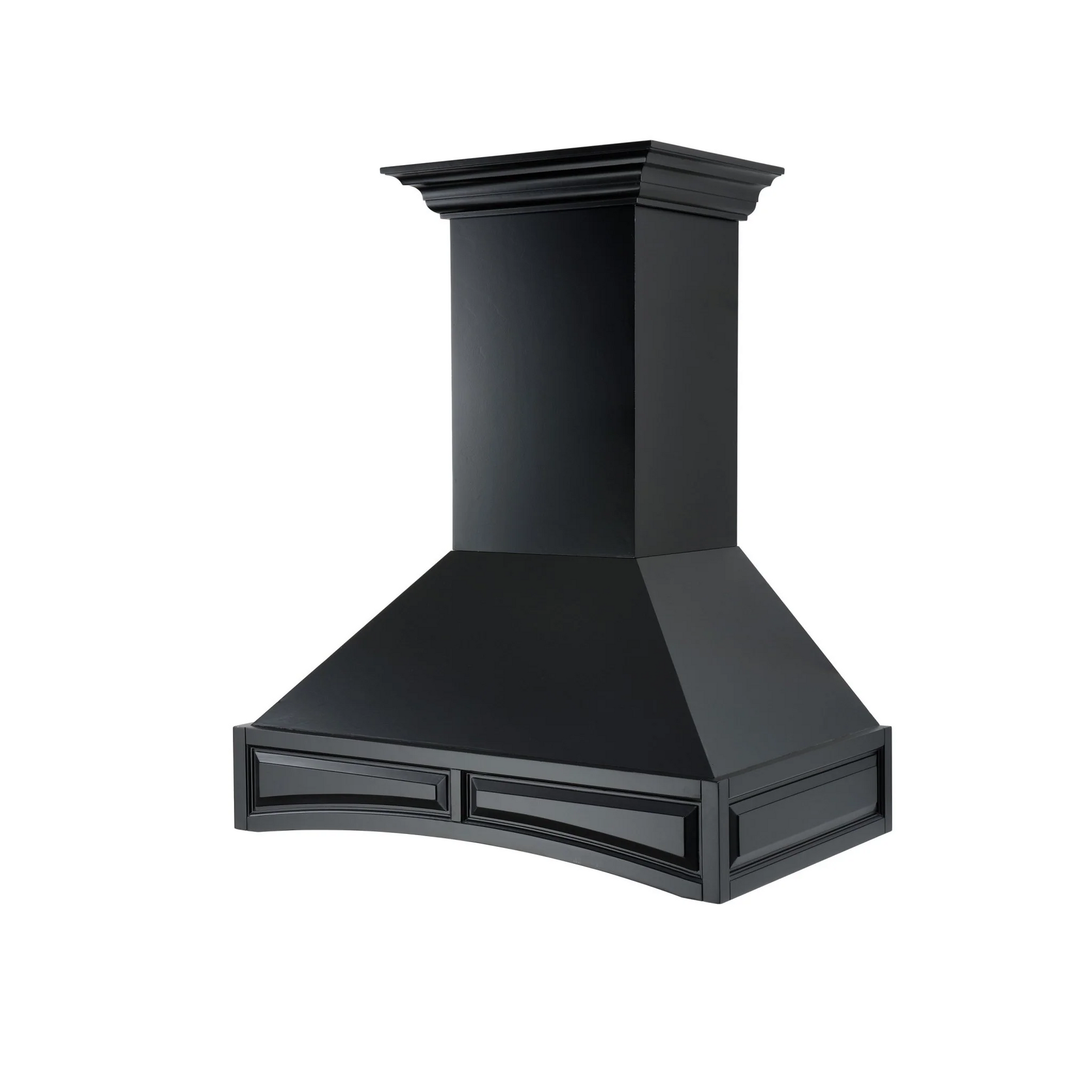 ZLINE 30" Black Wooden Wall Mount Range Hood