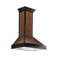 ZLINE 30" Designer Series Hand-Hammered Copper Oil-Rubbed Bronze Wall Mount Range Hood