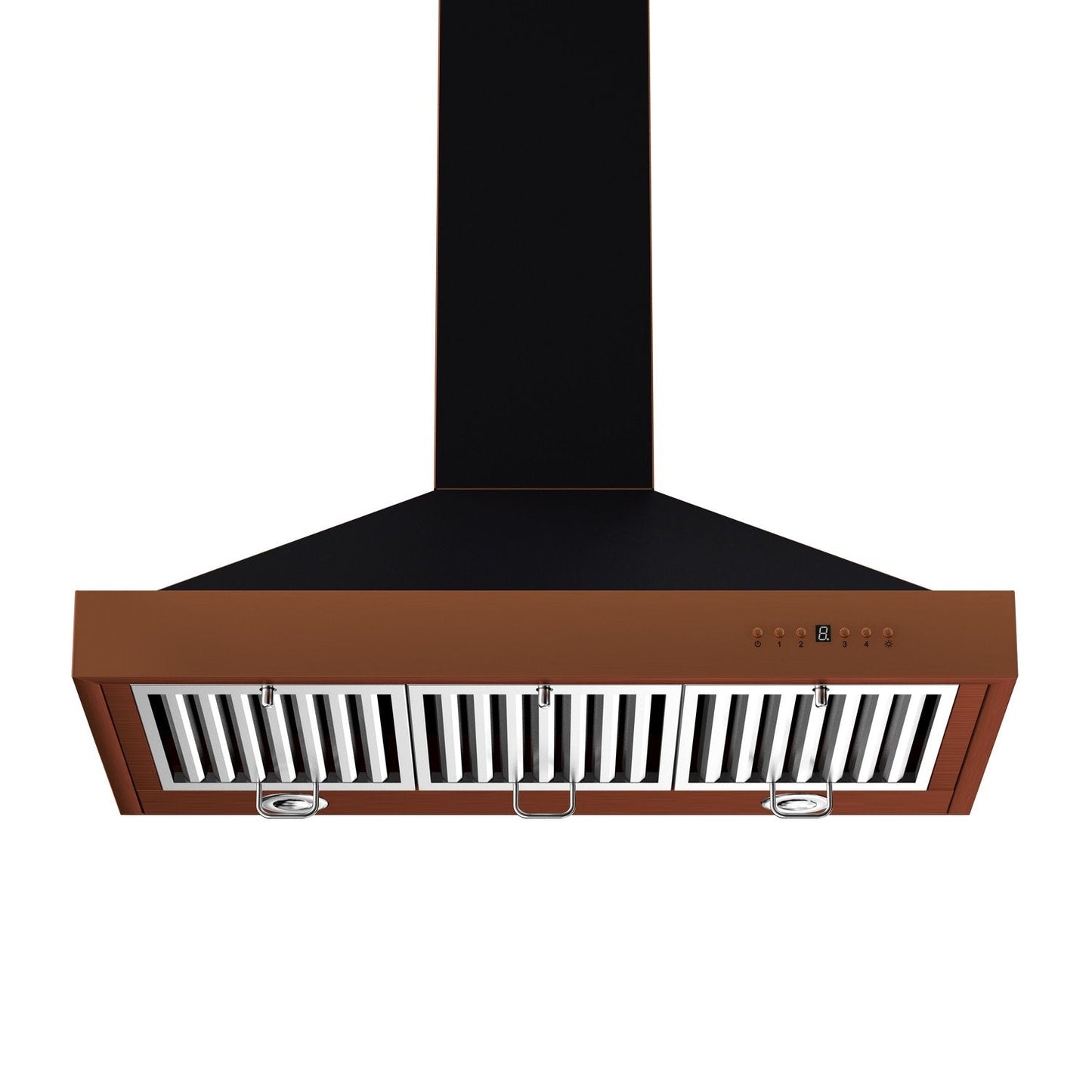 ZLINE 30" Designer Series Oil-Rubbed Bronze Wall Mount Range Hood With Copper Accents