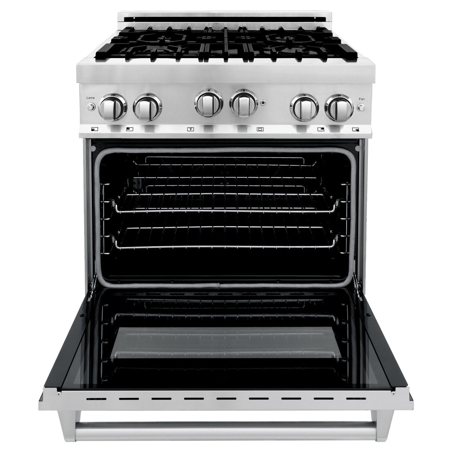 ZLINE 30" Professional 4.0 cu. ft. 4 Gas on Gas Range in Stainless Steel