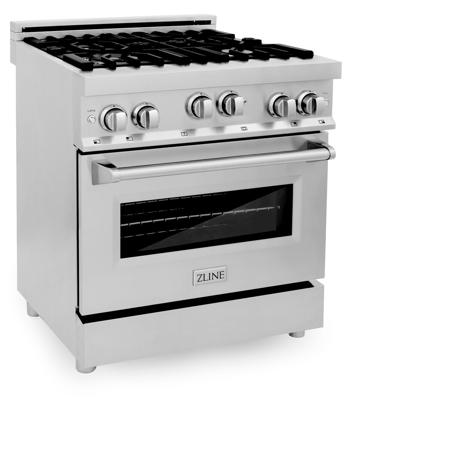 ZLINE 30" Professional 4.0 cu. ft. 4 Gas on Gas Range in Stainless Steel