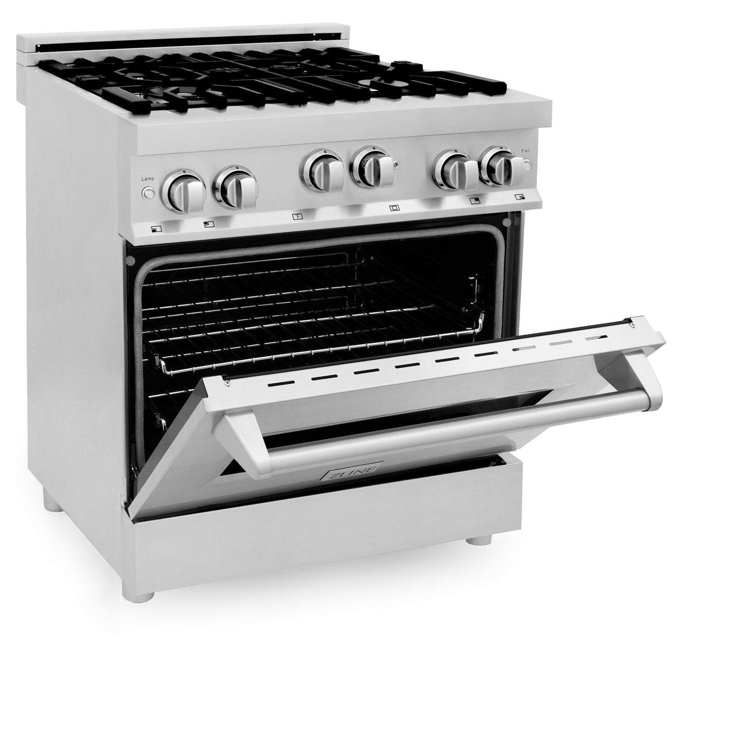 ZLINE 30" Professional 4.0 cu. ft. 4 Gas on Gas Range in Stainless Steel