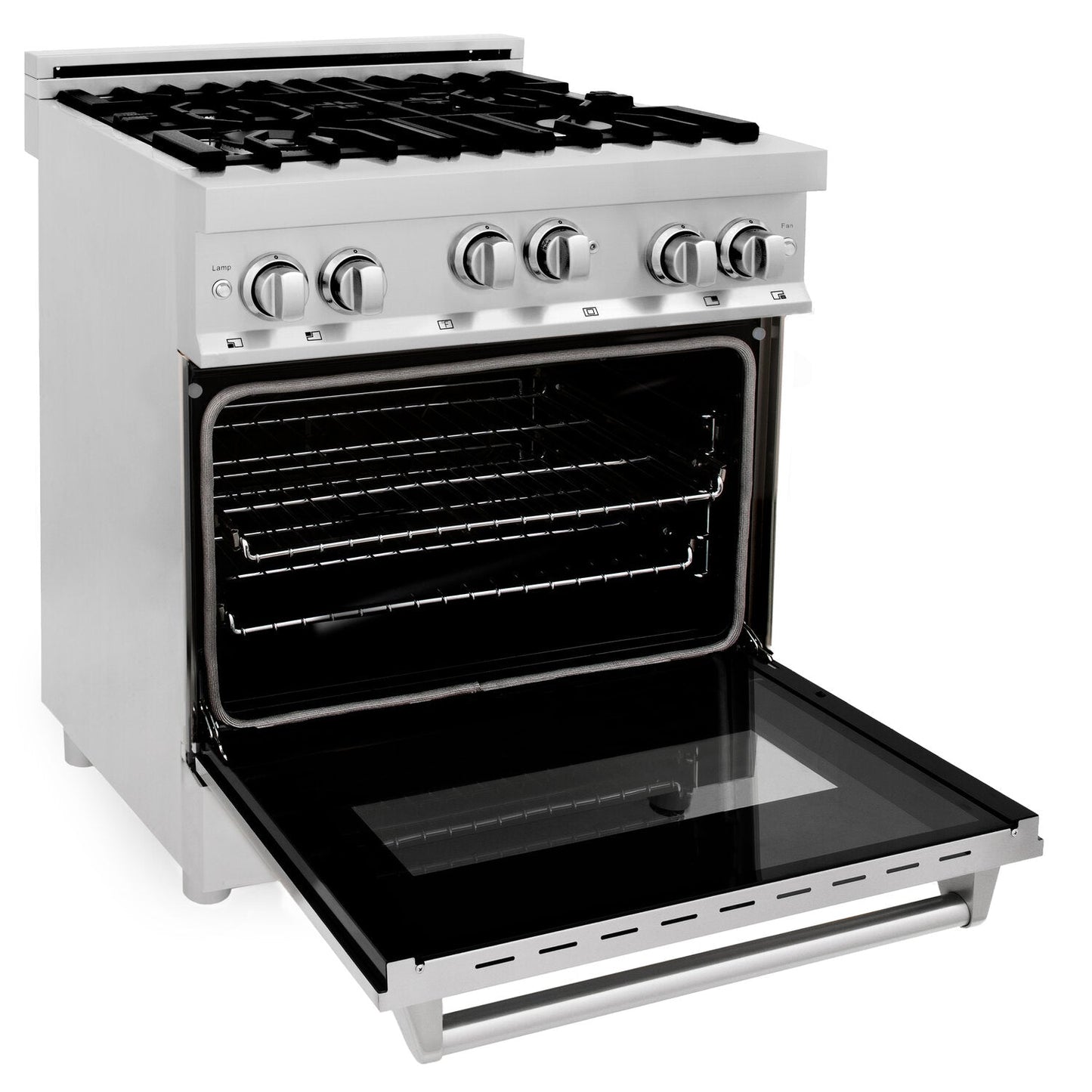 ZLINE 30" Professional 4.0 cu. ft. 4 Gas on Gas Range in Stainless Steel