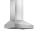 ZLINE 30" Professional Stainless Steel Convertible Vent Wall Mount Range Hood With Crown Molding