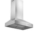 ZLINE 30" Professional Stainless Steel Convertible Vent Wall Mount Range Hood With Crown Molding