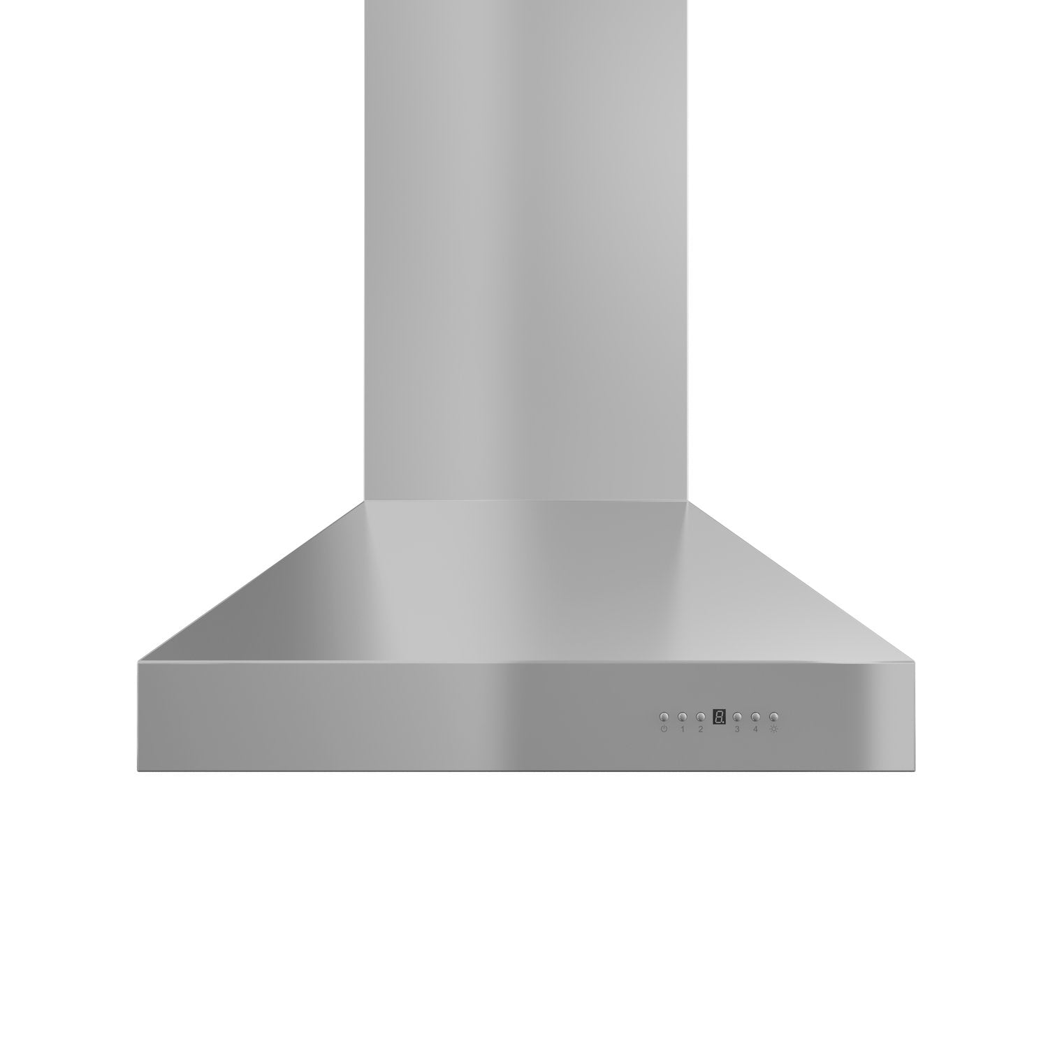 ZLINE 30" Professional Stainless Steel Convertible Vent Wall Mount Range Hood With Crown Molding