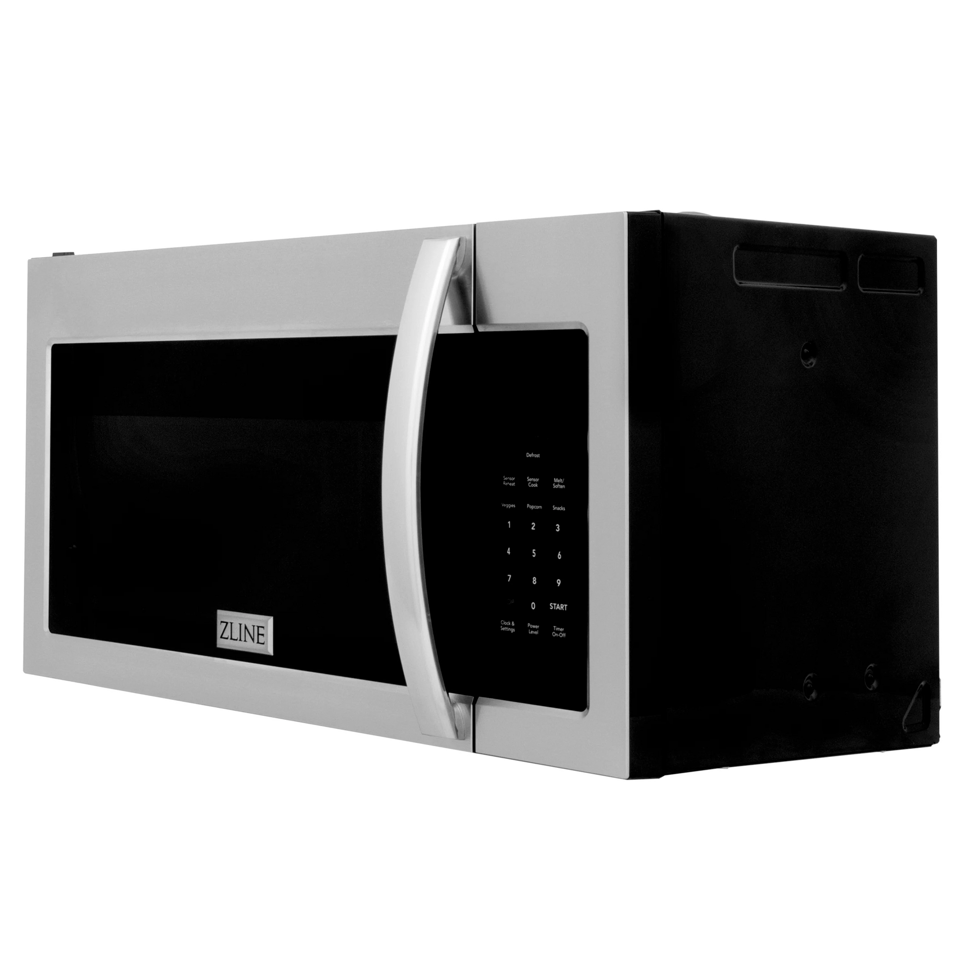 ZLINE 30" Stainless Steel 1.5 cu. ft. Over the Range Convection Microwave Oven With Modern Handle and Sensor Cooking