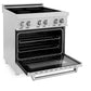 ZLINE 30" Stainless Steel 4 Element Induction Range With 4 cu. ft. Electric Oven