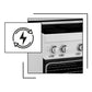 ZLINE 30" Stainless Steel 4 Element Induction Range With 4 cu. ft. Electric Oven