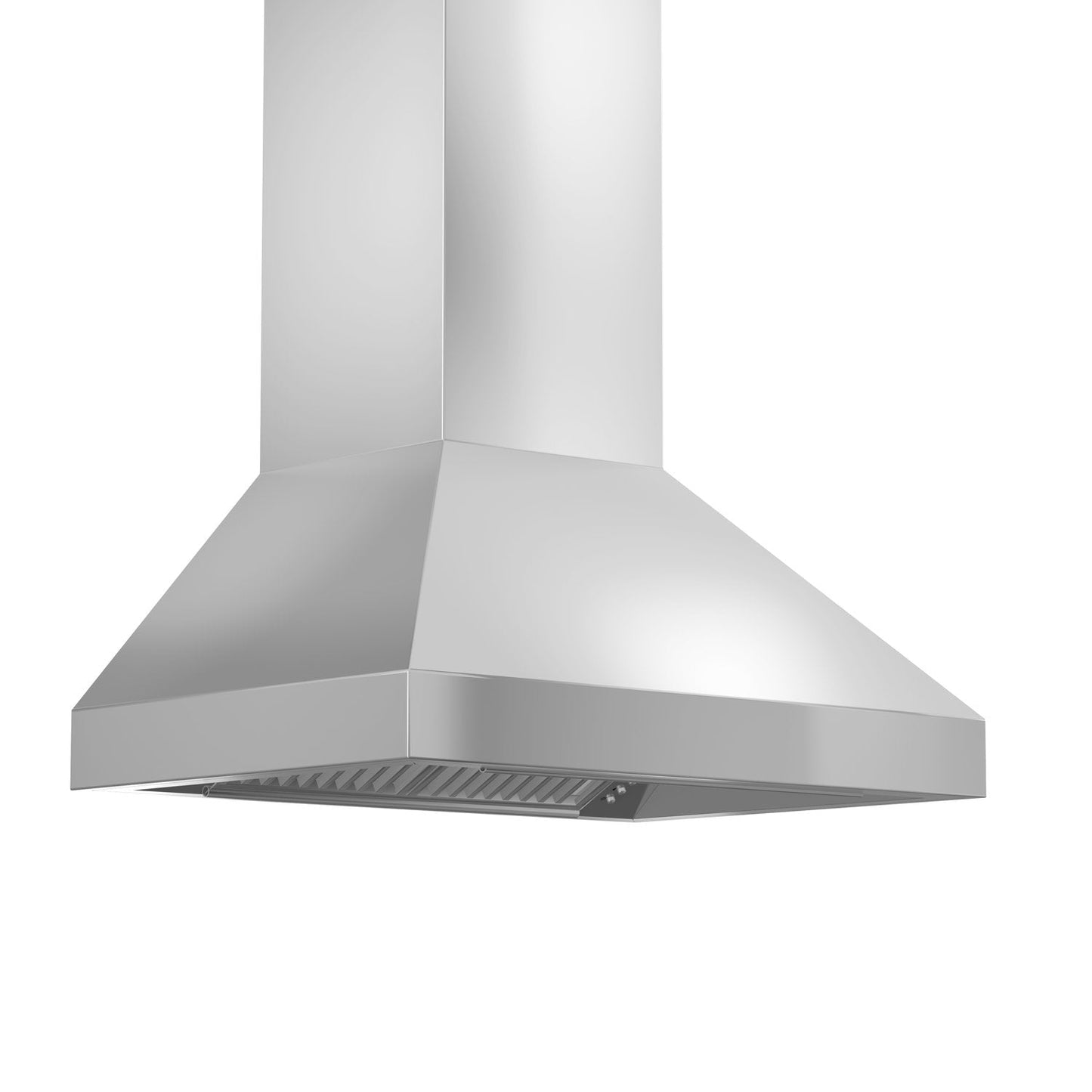 ZLINE 30" Stainless Steel Convertible Vent Wall Mount Range Hood With Crown Molding