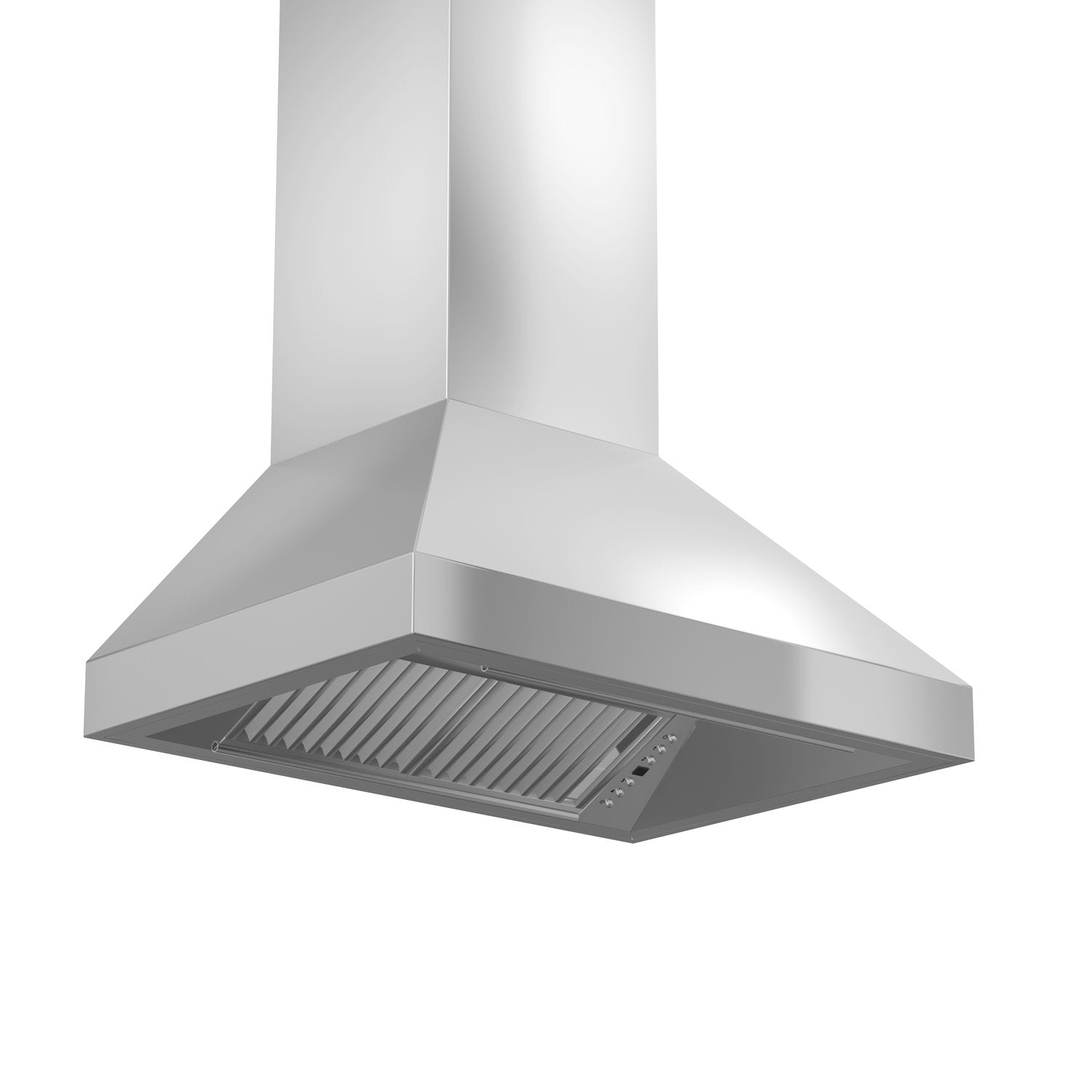 ZLINE 30" Stainless Steel Convertible Vent Wall Mount Range Hood With Crown Molding