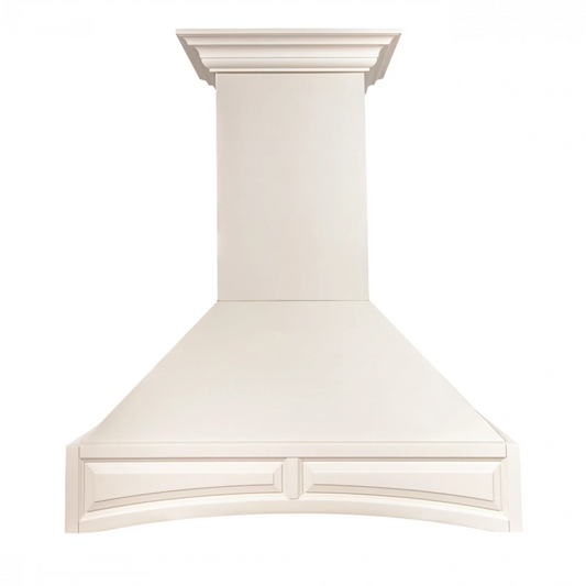 ZLINE 30" White Wooden Wall Mount Range Hood With Motor