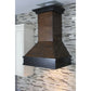 ZLINE 329AH-RD 36" Wooden Wall Mount Range Hood in Antigua and Hamilton - Includes Remote Motor