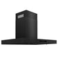 ZLINE 36" Black Stainless Steel Convertible Vent Wall Mount Range Hood