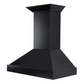 ZLINE 36" Black Wooden Wall Mount Range Hood - Includes Motor