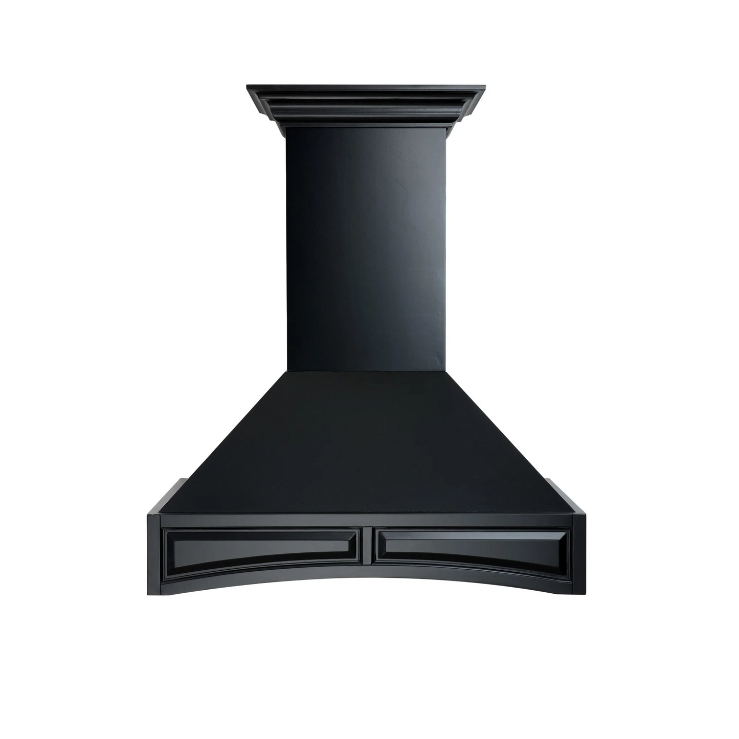 ZLINE 36" Black Wooden Wall Mount Range Hood With Motor