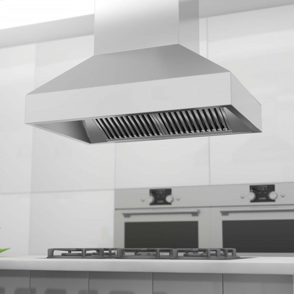 ZLINE 36" Stainless Steel Ducted Island Mount Range Hood