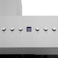 ZLINE 36" Stainless Steel Ducted Vent Wall Mount Range Hood With CrownSound Bluetooth Speakers