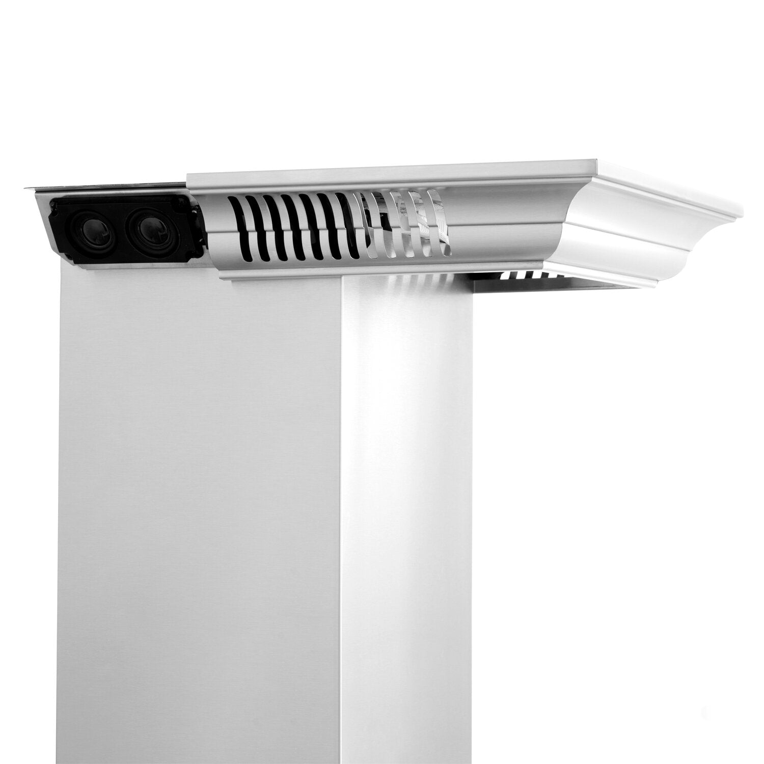 ZLINE 36" Stainless Steel Ducted Vent Wall Mount Range Hood With CrownSound Bluetooth Speakers