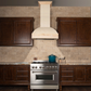 ZLINE 36" Unfinished Wooden Wall Mount Range Hood With Remote Blower