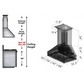 ZLINE 36" Walnut Wooden Wall Mount Range Hood With Motor