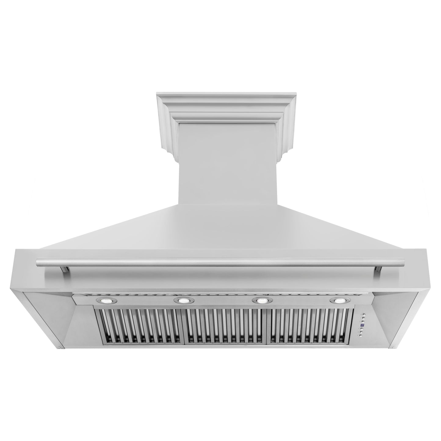 ZLINE 48" Stainless Steel Range Hood With Stainless Steel Handle