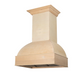 ZLINE 48" Unfinished Wooden Wall Mount Range Hood - Includes Remote Blower