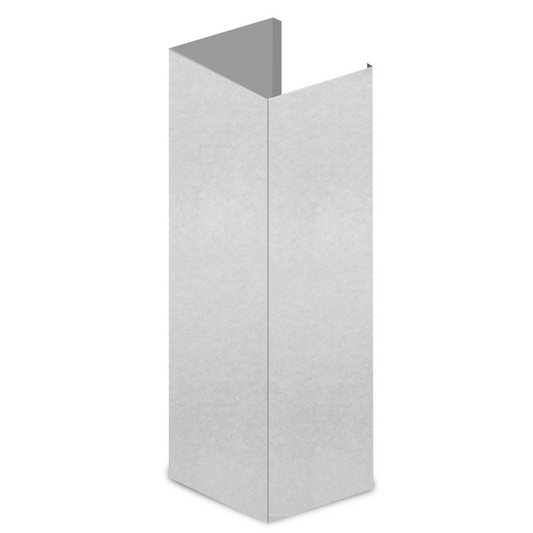 ZLINE 61" DuraSnow Stainless Steel Chimney Extension for Ceilings up to 12.5 ft. (8KN4S-E)