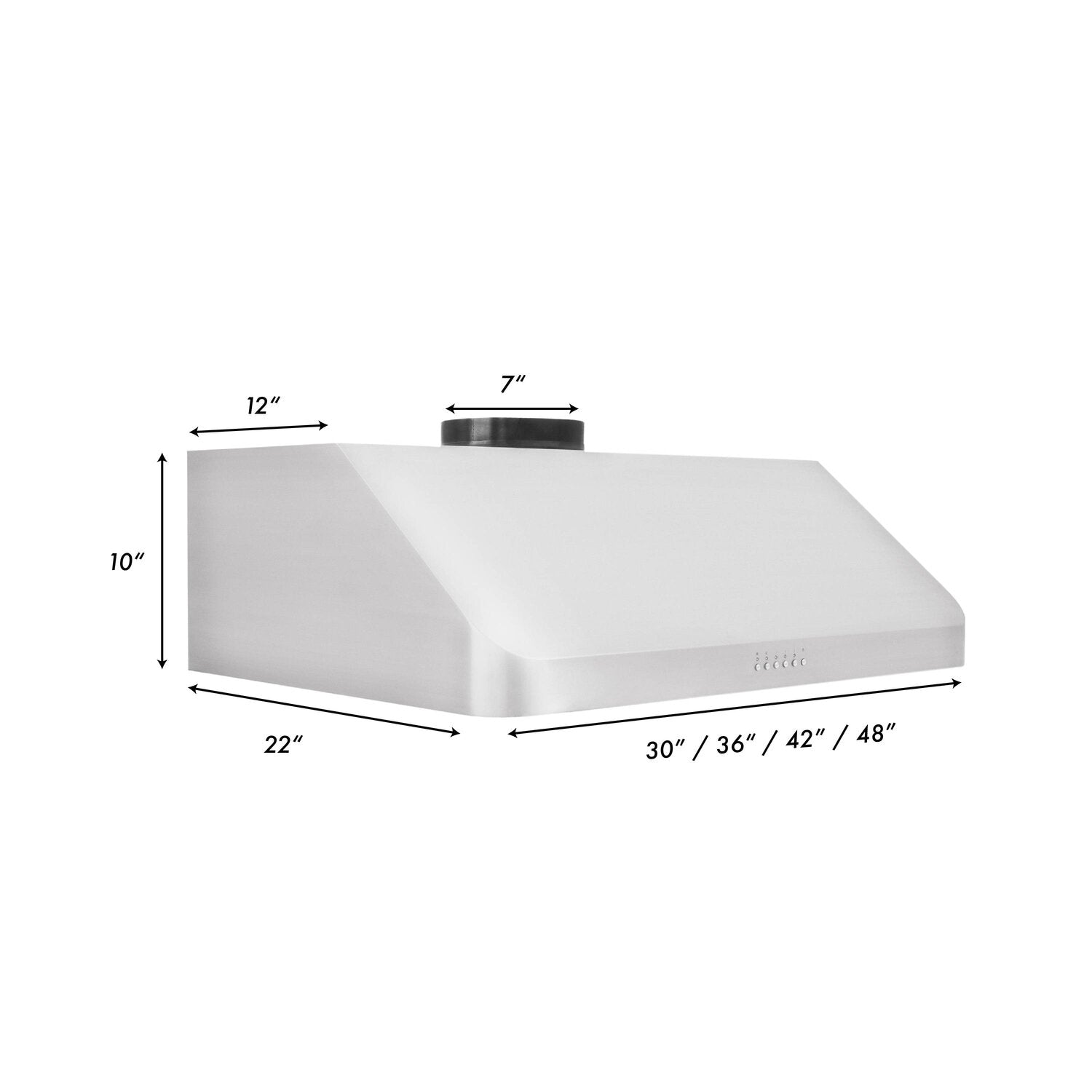 ZLINE 623 48" Under Cabinet Range Hood in Stainless Steel