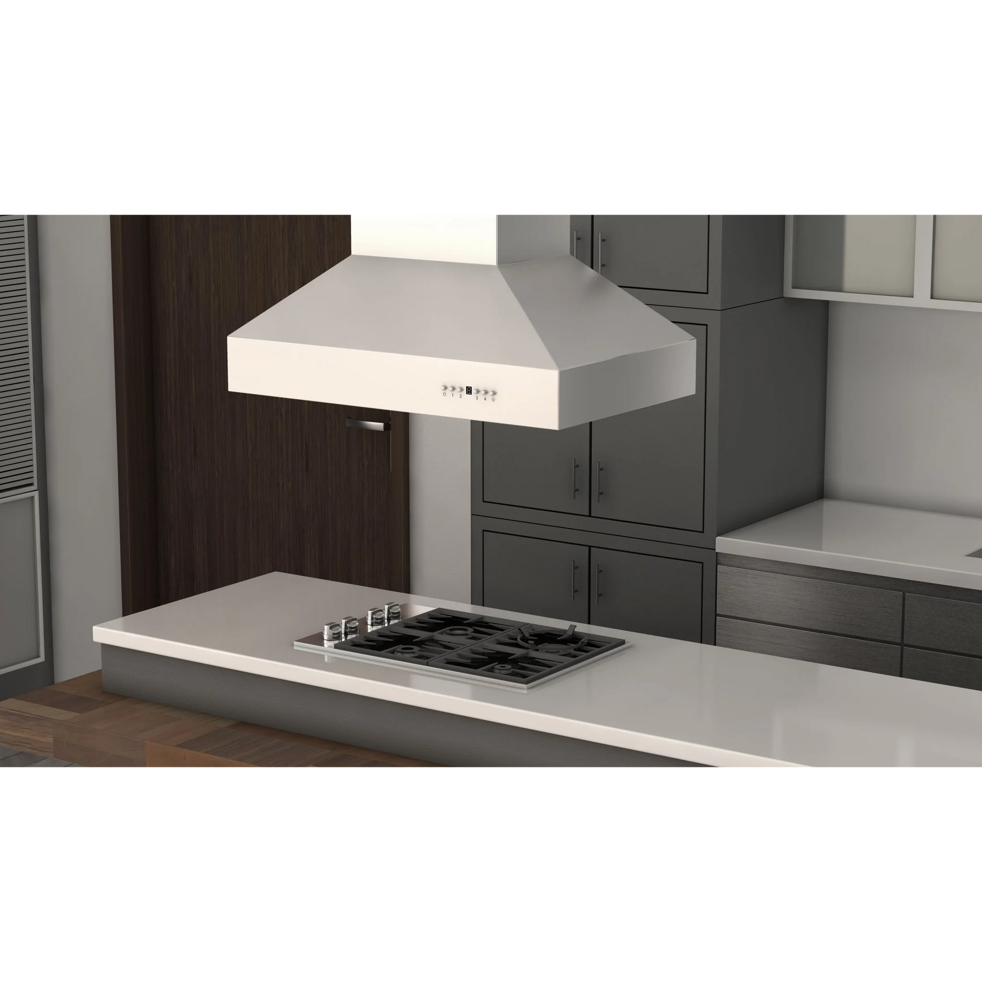 ZLINE 697i 48" Stainless Steel Outdoor Island Mount Range Hood