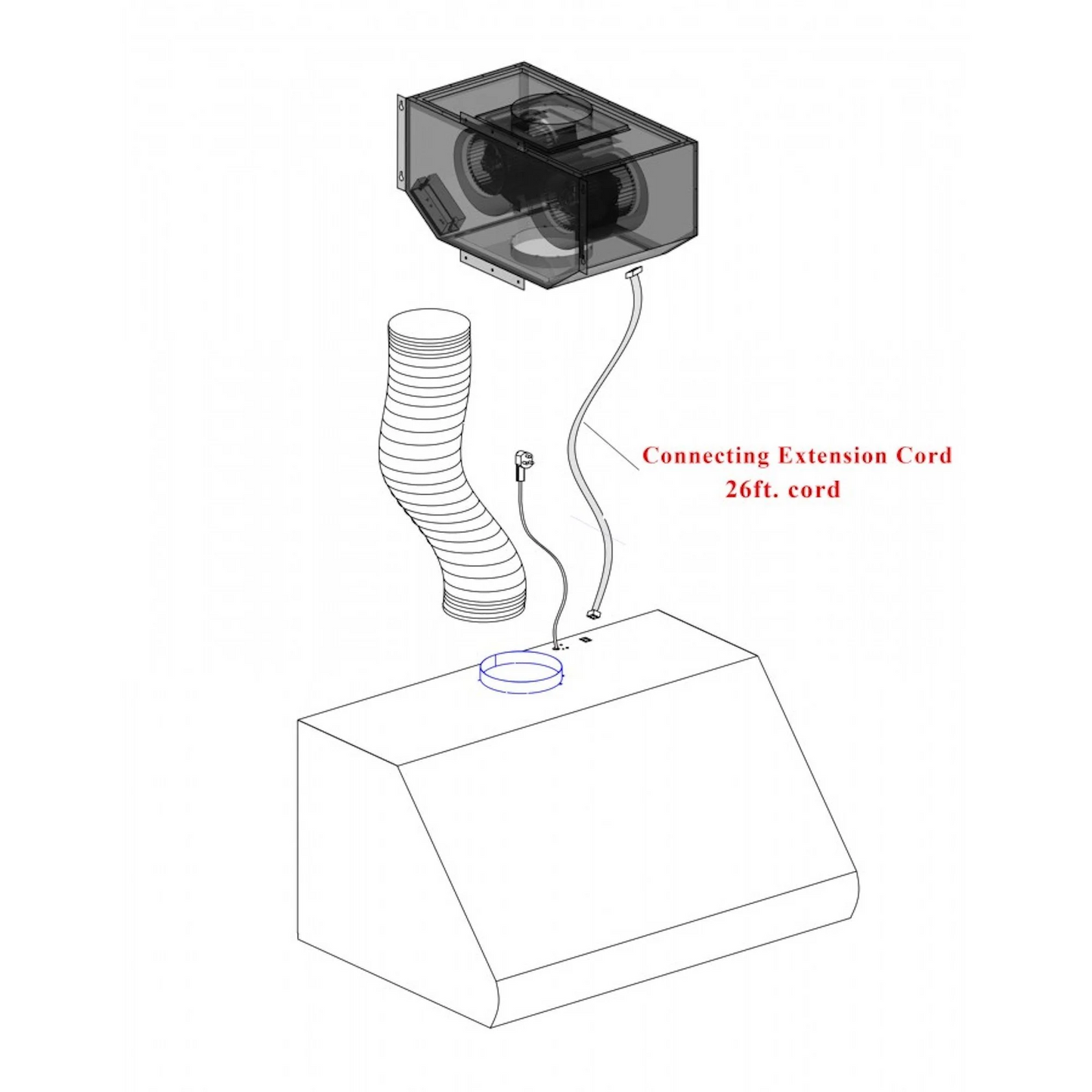 ZLINE 697i-RD 36" Remote Blower Island Mount Range Hood in Stainless Steel