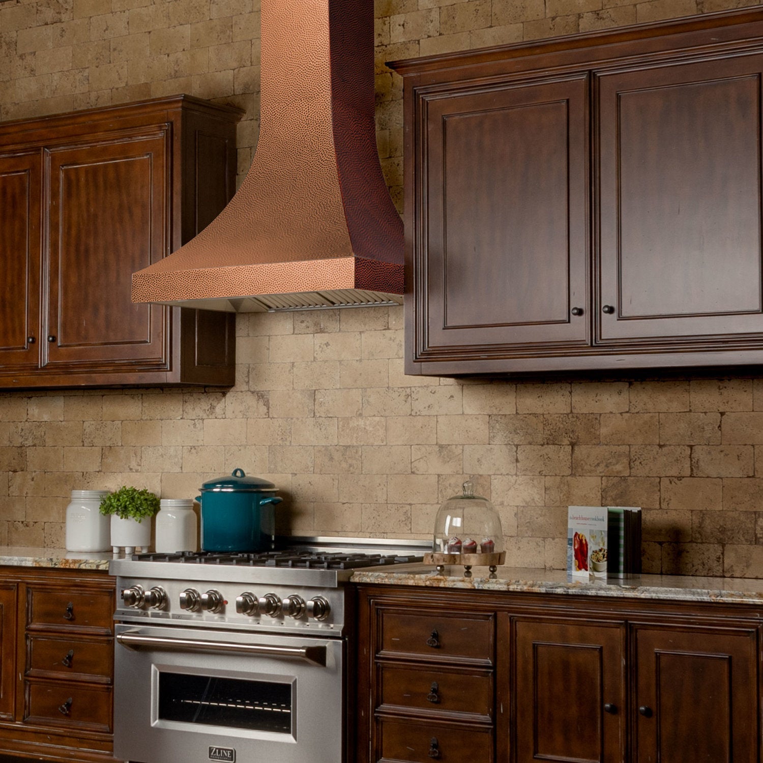 ZLINE 8632H 30" Designer Series Hand-Hammered Copper Wall Range Hood