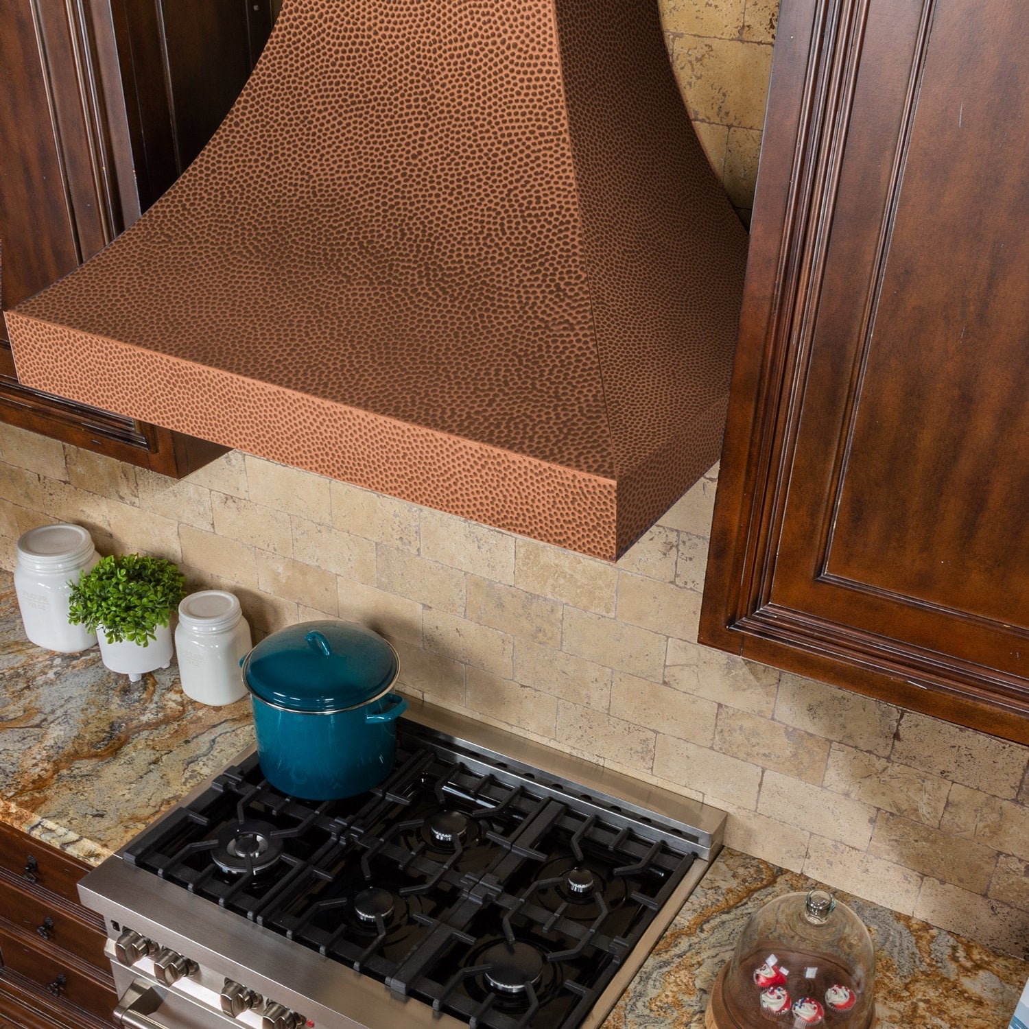 ZLINE 8632H 36" Designer Series Hand-Hammered Copper Wall Range Hood