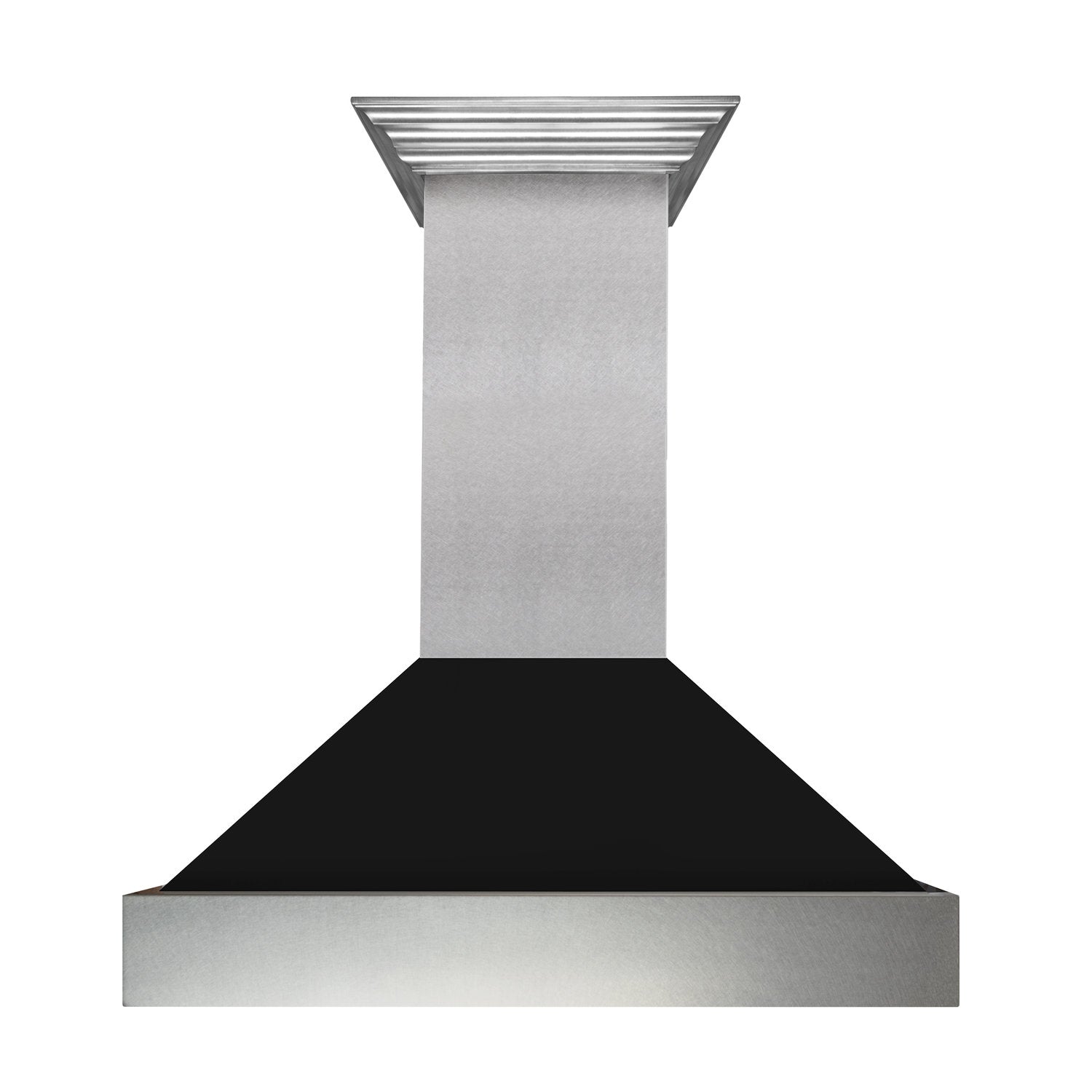 ZLINE 8654 30" DuraSnow Stainless Steel Range Hood with Black Matte Shell