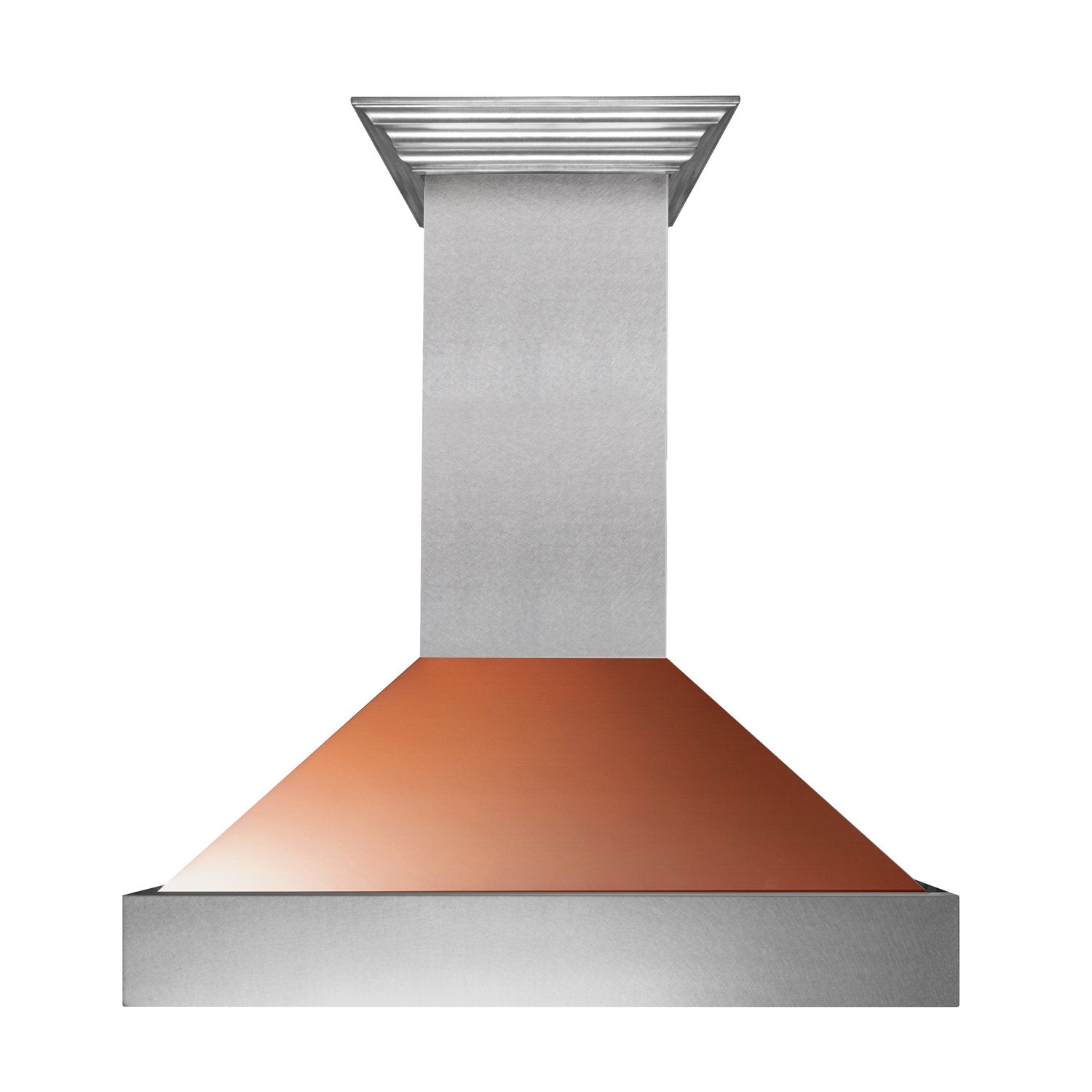 ZLINE 8654 30" DuraSnow Stainless Steel Range Hood with Copper Shell