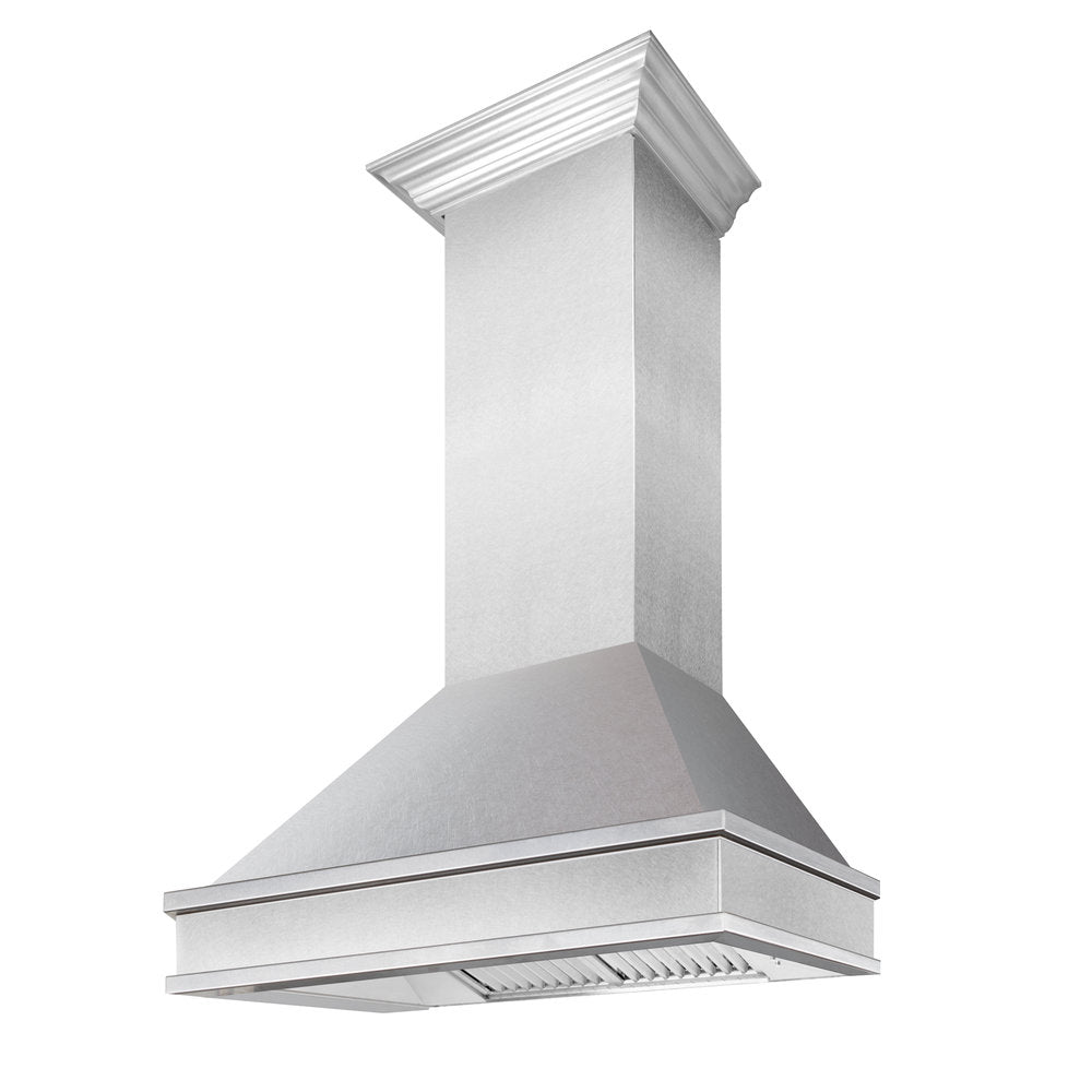 ZLINE 8656 30" Designer Series DuraSnow Stainless Steel Wall Mount Range Hood