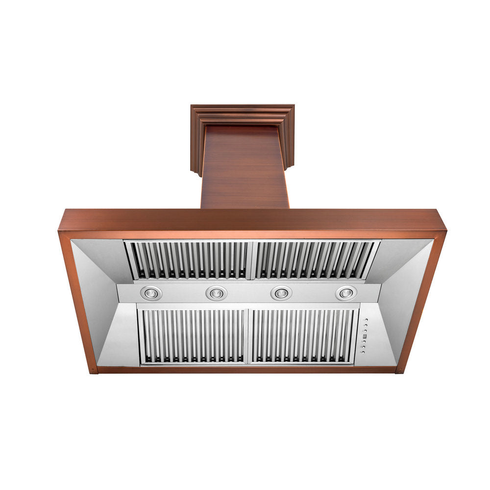 ZLINE 8667 30" Designer Series Copper Wall Mount Range Hood