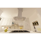 ZLINE 8GL14iS 36" Island Mount Range Hood in DuraSnow Stainless Steel and Glass