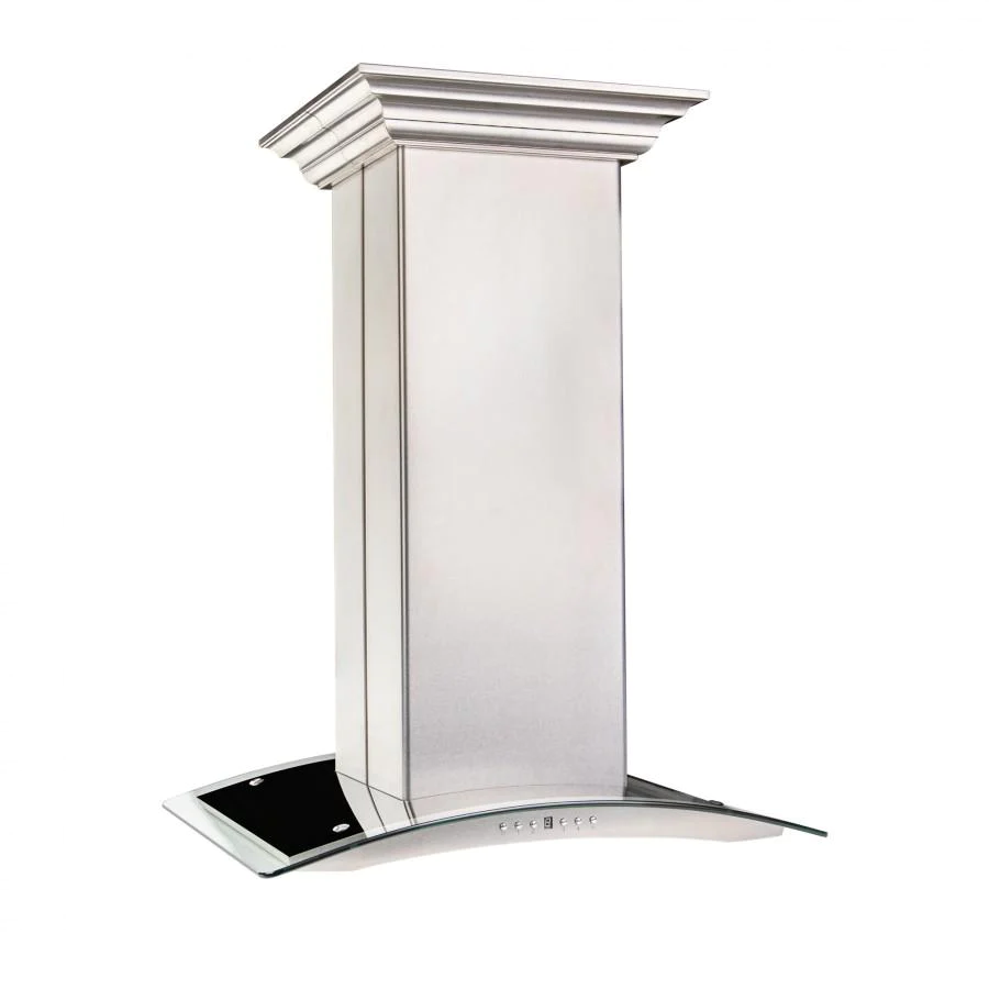 ZLINE 8GL14iS 36" Island Mount Range Hood in DuraSnow Stainless Steel and Glass