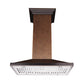 ZLINE 8GL2Hi 30" Designer Series Hand Hammered Copper Island Mount Range Hood