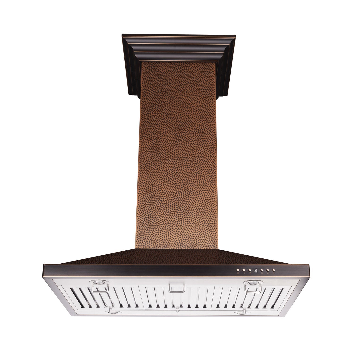 ZLINE 8GL2Hi 30" Designer Series Hand Hammered Copper Island Mount Range Hood