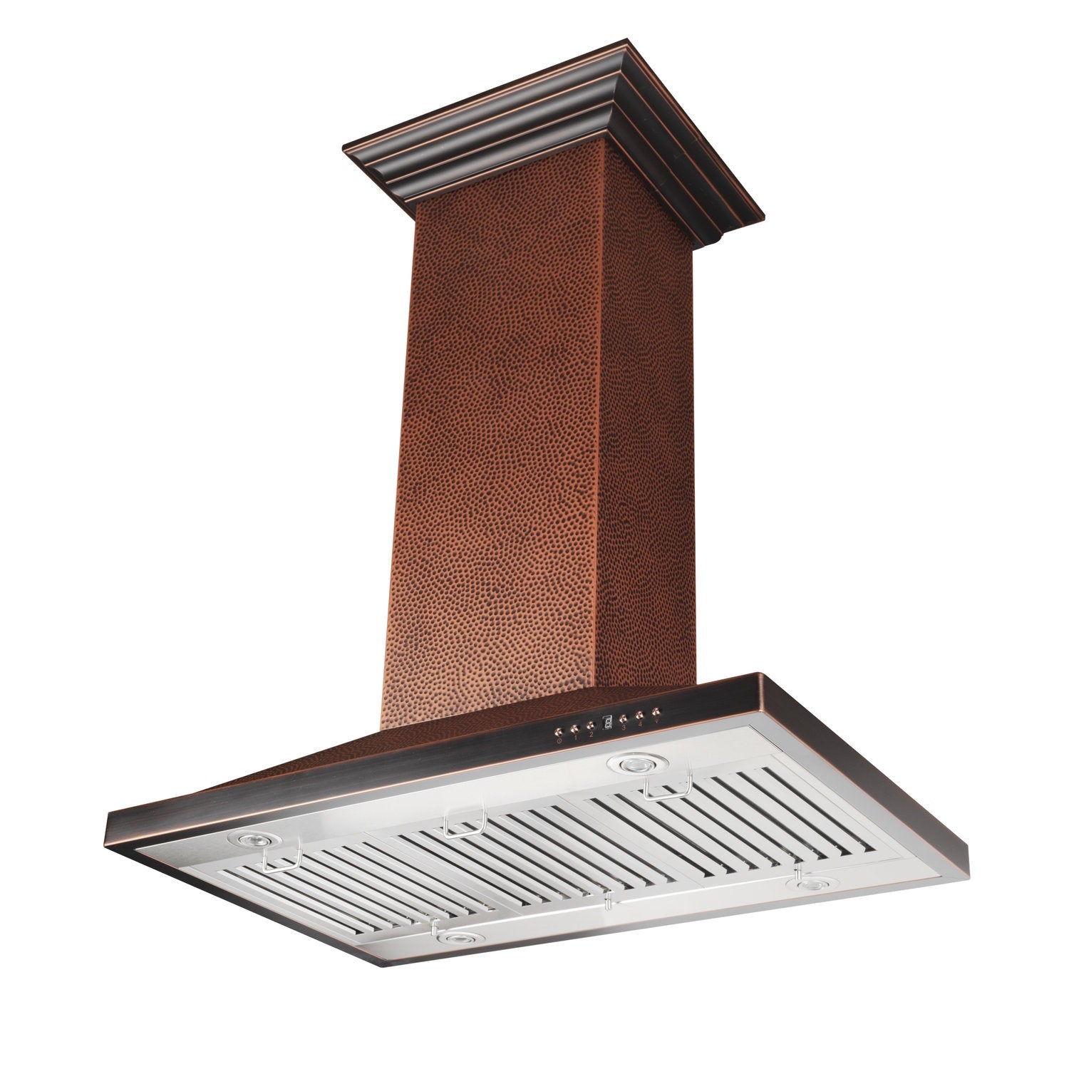 ZLINE 8GL2Hi 30" Designer Series Hand Hammered Copper Island Mount Range Hood